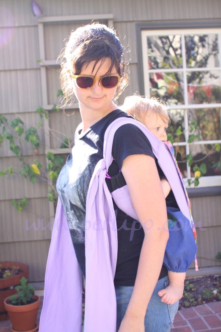 Porte bébé lilas004